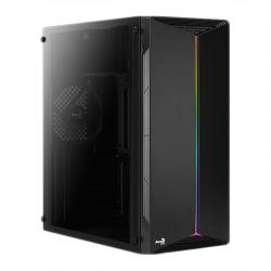 Кутия Case ATX Aerocool Split RGB w Window, Black