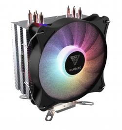 Охладител за процесор Gamdias охладител CPU Cooler BOREAS E1-410 LITE RGB