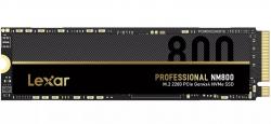 Хард диск / SSD LEXAR NM800 512GB High Speed PCIe Gen 4 with 4 Lanes M.2 NVMe, up to 7000 MB-s