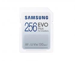SD/флаш карта Samsung 256GB SD Card EVO Plus, Class10, Transfer Speed up to 130MB-s
