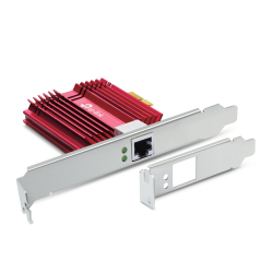 Мрежова карта/адаптер TP-Link TX401 10Gbps PCI-e с нископрофилна планка