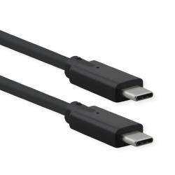 Кабел/адаптер Cable USB3.2 C-C, M-M, 1.5m, 20G-s, Roline 11.02.9072