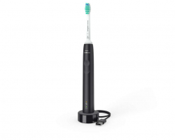 PHILIPS Electric toothbrush Series 3100 Pressure sensor Slim ergonomic design black