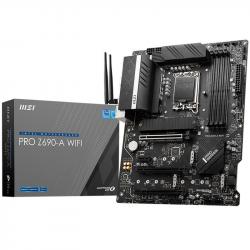 Дънна платка MSI PRO Z690-A WIFI, ATX, Socket 1700, Dual Channel DDR5 6400(OC)MHz