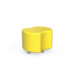  RFG Табуретка Bold, 60 х 51 х 43H, екокожа, жълта