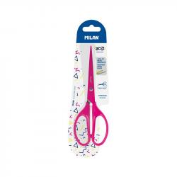 Канцеларски продукт Milan Ножица Acid, 17 cm, розова, в блистер