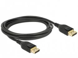 Кабел Delock 85660, DisplayPort мъжко - DisplayPort мъжко, 2.0м, 8K
