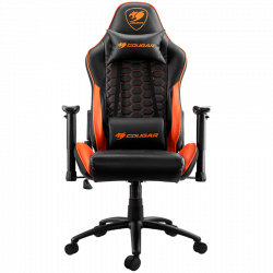 Геймърски стол COUGAR OUTRIDER - Orange, Gaming Chair, Premium PVC Leather