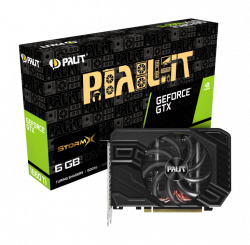 Видеокарта  Palit GeForce GTX 1660Ti STORMX 6GB DDR6 192bit