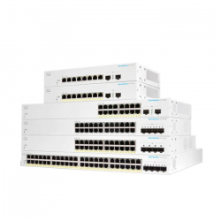 Комутатор/Суич Cisco CBS220 Smart 8-port GE, PoE, Ext PS, 2x1G SFP