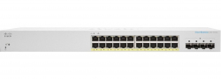 Комутатор/Суич Cisco CBS220 Smart 24-port GE, Full PoE, 4x1G SFP