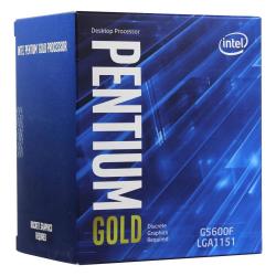 Процесор Процесор Intel Pentium Gold G5600F, 3.9GHz, 4MB, 54W, LGA1151, BOX