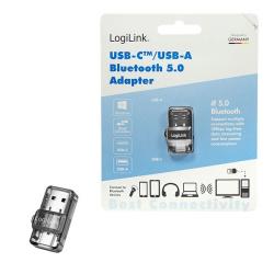 Мултимедиен продукт USB3 Bluetooth Mini, USB A&C, v5.0, Logilink BT0054