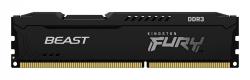 Памет KINGSTON 8GB 1600MHz DDR3 CL10 DIMM FURY Beast Black