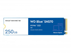 Хард диск / SSD WD Blue SSD SN570 NVMe 250GB M.2 2280 PCIe Gen3 8Gb-s internal single-packed