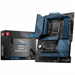 Дънна платка MSI MAG Z690 TORPEDO, ATX, Socket 1700, Dual Channel DDR5 6400(OC)MHz