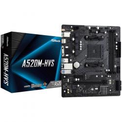 Дънна платка ASROCK Main Board Desktop A520M-HVS (AM4, 2xDDR4, PCIe 3.0 x16, PCIe 3.0 x1