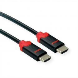 Кабел/адаптер ROLINE 11.04.5942 :: HDMI 10K Ultra High Speed кабел, M-M, черен, 2.0 м