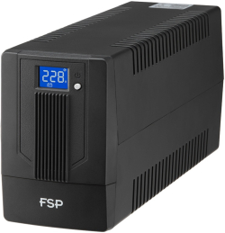 Непрекъсваемо захранване (UPS) FSP Group IFP1000, 1000VA /600W, Line-innteractive, 2x шуко, 2x IEC, LCD дисплей
