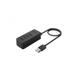 USB Хъб 4-портов USB 2.0 хъб Orico W5P-U2-100-BK-PRO 1 метър кабел