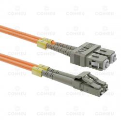 Оптична пач корда Оптична пач корда LC-SC Мулти мод 50/125 OM2 двойна, 25м.