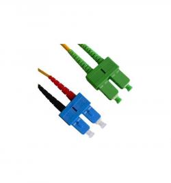 Оптична пач корда Оптични пач корди SC/APC - SC/UPC сингъл мод, дуплекс, 2 мм кабел, 2м.