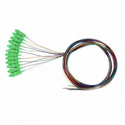 SC-APC oптичен пигтейл, сингълмод OS2, 1.5 м, 12 бр. в опаковка, Conneu