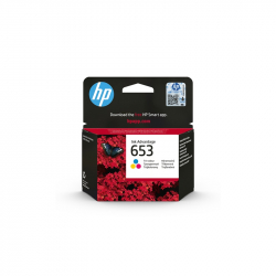 Касета с мастило HP Патрон 3YM74AE, No653, 200 страници-5%, Color