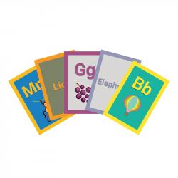 Office 1 Образователни карти - Английската азбука, 26 броя