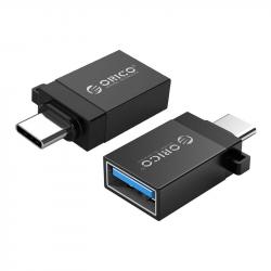 Кабел/адаптер Orico Адаптер Adapter OTG USB3.0 AF to Type-C - CBT-UT01-BK