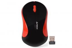 Мишка Безжична мишка A4TECH G3-270N, черен/червен - A4-MOUSE-G3-270N-4