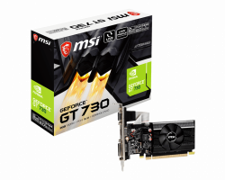 Видеокарта MSI GeForce GT 730 2GB GDDR3 64bit (N730K-2GD3HLP)