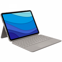 Аксесоар за таблет LOGITECH Combo Touch for iPad Pro 12.9-inch (5th generation) - GREY - UK