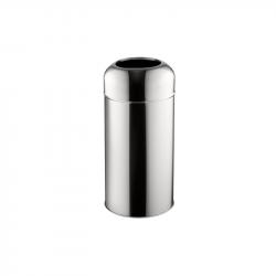 Dayco Кош за отпадъци, отворен, кръгъл, ø28 х 67 cm, 40 L, инокс
