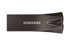 SAMSUNG BAR Plus USB flash drive Type-A 64GB 300 MB-s read 110 MB-s write resistant USB 3.1 Titan Gray with key ring