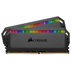 Памет Corsair Dominator Platinum RGB Black 32GB(2x16GB) DDR4 PC4-25600 3200MHz CL16