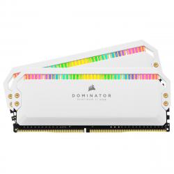 Памет Corsair Dominator Platinum RGB White 16GB(2x8GB) DDR4 PC4-25600 3200MHz CL16