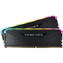 Памет Corsair Vengeance RS RGB Black 32GB(2x16GB) DDR4 PC4-25600 3200MHz CL16