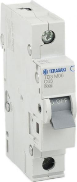 Батерия Mиниатюрен автоматичен  прекъсвач TERASAKI - MCB 1P 10kA D-40A 