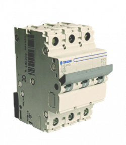 Продукт Mиниатюрен автоматичен прекъсвач TERASAKI - MCB 3P 10kA D-40A 3M
