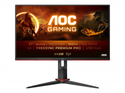 Монитор AOC 27G2SU-BK 27inch VA FHD 165Hz 350 cd-m2 1ms HDMIx2 DP USB3.1x4 PIVOT Speakers