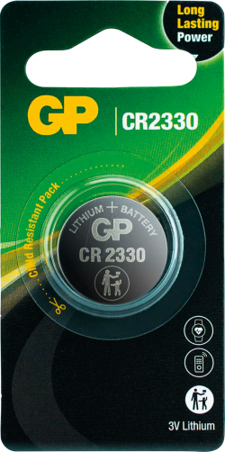 Литиева бутонна батерия GP  CR-2330 3V  1 бр. в блистер -цена за 1 бр.-