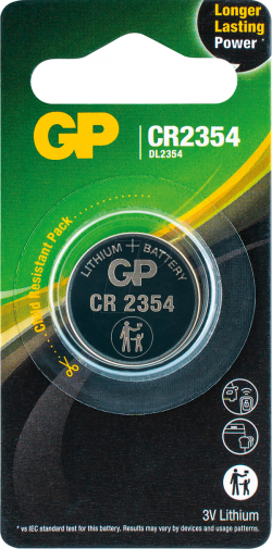 Батерия Литиева бутонна батерия GP  CR-2354 3V  1 бр. в блистер -цена за 1 бр.-