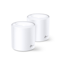 Безжични WiFi Mesh системa Безжичен рутер TP-LINK Deco X60(2-pack), AX5400, 2xGbE, MU-MIMO, Wi-Fi 6