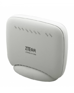 Безжичен рутер ZTE H118N, N300, 5x 10-100Mb порта, 1x USB порт, 2x2 вътр. антени