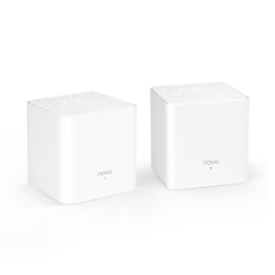 Безжични WiFi Mesh системa Домашна WiFi система Tenda MW3(2 pack), AC1200 Mesh, 2x FE