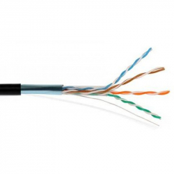 Инсталационен меден кабел  Кабел SeaMAX 24AWG FTP 4 Pair PЕ Sheathed with Messenger, cat. 5e, 305m