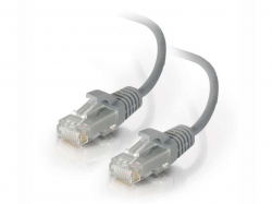 Медна пач корда Пач кабел SeaMAX FTP кат.5е с RJ45 конектори, PVC, 0.5м, сив