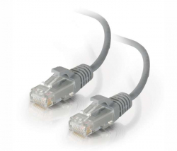 Медна пач корда Пач кабел SeaMAX UTP кат.5е с RJ45 конектори, PVC, 0.5м, сив