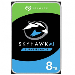 Хард диск / SSD Твърд диск Seagate Skyhawk 3.5", 8TB, 64MB, 7200RPM, SATA3